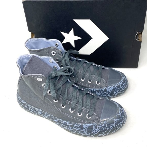 Converse CTAS CX High Top Sneakers Iron Gray For Women's Canvas Shoes A03236C - Picture 8 of 11